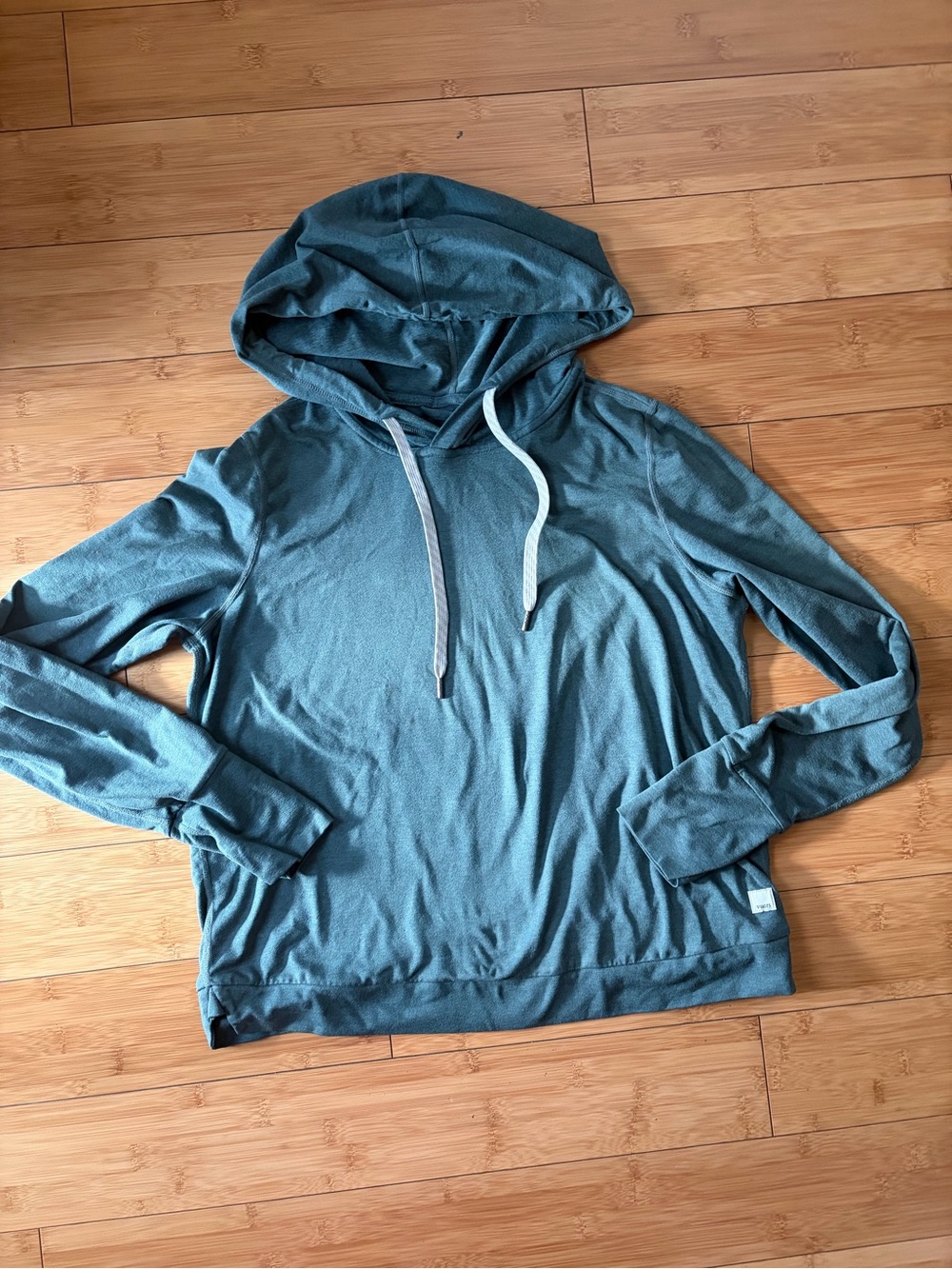 Lightweight Hooded Pullover Shirt - Teal